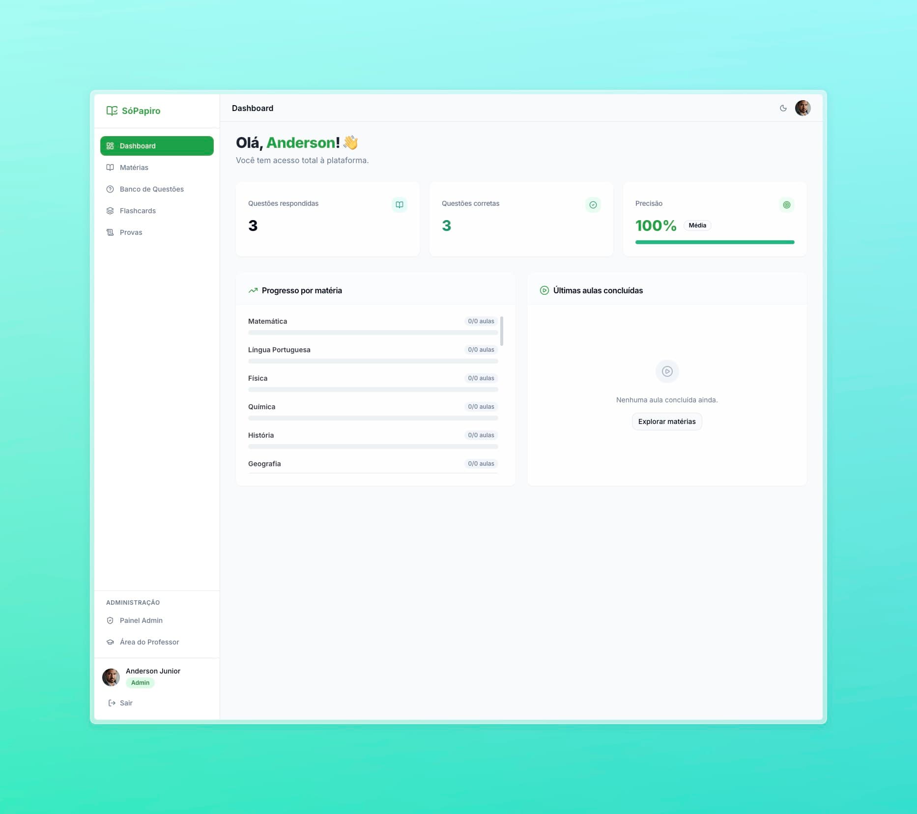 SÓPAPIRO — FULLSTACK · PLATAFORMA SAAS